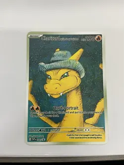 Charizard Van Gogh Gold Metal Pokemon Card-Collectible Gift Display！cc - Image 4
