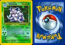 NIDOKING 11/130 HOLO RARE BASE SET 2 POKEMON HOLO MP - Image 3