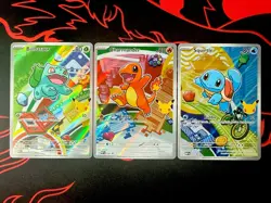 Pokemon First Partner Illustration Collection Series 1 Kanto Set Promos #37-#39 - Image 1