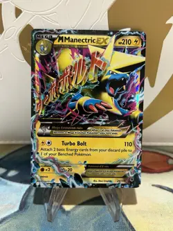 M Manectric EX 24/119 XY Phantom Forces Mega Holo Rare Pokemon TCG NM/LP - Image 1
