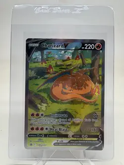 2022 Pokemon Charizard V SWSH UPC Promo BSP Full Art SWSH260 NM-MINT - Image 1
