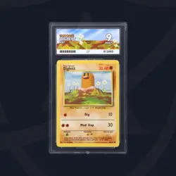 Pokemon TCG Diglett Base Set 47/102 Ace 9 - Image 1