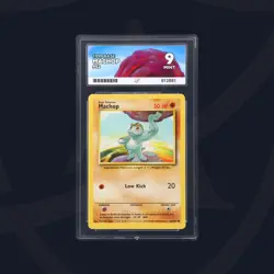 Pokemon TCG Machop Base Set 52/102 Ace 9 - Image 1