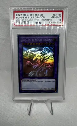 Yu-Gi-Oh Ghost Rare Blue-Eyes Ultimate Dragon 1st Edition GFP2-EN181 PSA 10 - Image 1