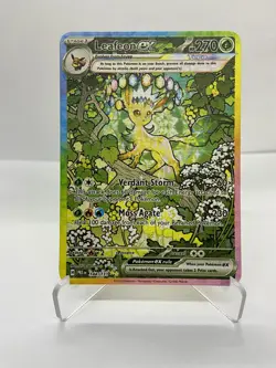 Leafeon EX Gold Metal Pokemon Card-Collectible Gift Display！Christmas ee - Image 1