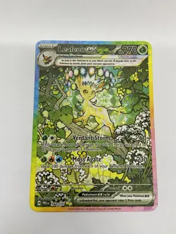 Leafeon EX Gold Metal Pokemon Card-Collectible Gift Display！Christmas ee - Image 2