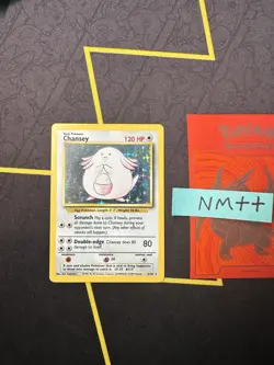 Pokemon Card Chansey 3/102 Base Set Holo Rare🔥PSA Grade🔥088💎NM ++💎 - Image 1