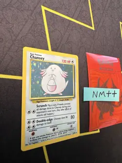 Pokemon Card Chansey 3/102 Base Set Holo Rare🔥PSA Grade🔥088💎NM ++💎 - Image 2