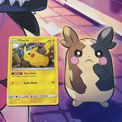 Pokemon Card | Pikachu SM157 Sun & Moon Black Star Promo Holo Rare - Image 1