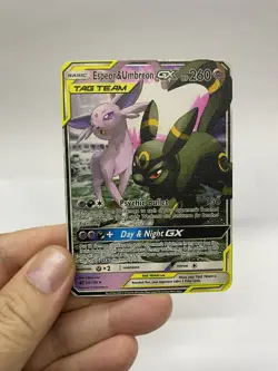 Espeon&Umvreon GX Gold Metal Pokemon Card-Collectible Gift Display！dd - Image 5
