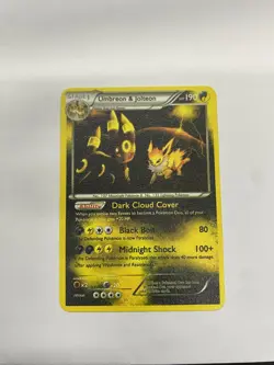 Umbreon&Jolteon Gold Metal Pokemon Card-Collectible Gift Display！Christmas dd - Image 1