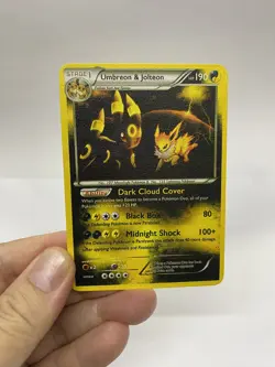 Umbreon&Jolteon Gold Metal Pokemon Card-Collectible Gift Display！Christmas dd - Image 2