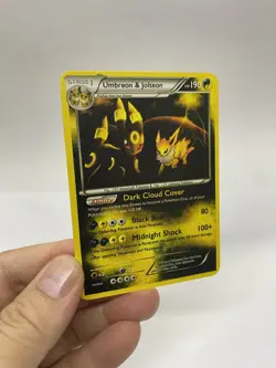 Umbreon&Jolteon Gold Metal Pokemon Card-Collectible Gift Display！Christmas dd - Image 4