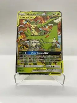 Virizion&Leafeon GX Gold Metal Pokemon Card-Collectible Gift Display！dd - Image 2