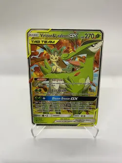 Virizion&Leafeon GX Gold Metal Pokemon Card-Collectible Gift Display！dd - Image 5