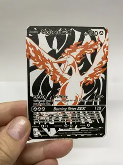Moltres GX Gold Metal Pokemon Card-Collectible Gift Display！Christmas dd - Image 2