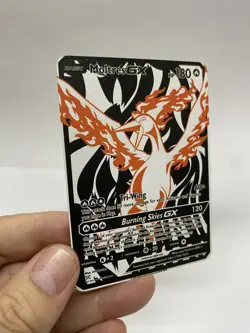 Moltres GX Gold Metal Pokemon Card-Collectible Gift Display！Christmas dd - Image 3