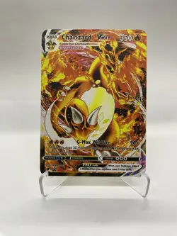 Charizard Vmax Gold Metal Pokemon Card-Collectible Gift Display!Christmas dd - Image 3