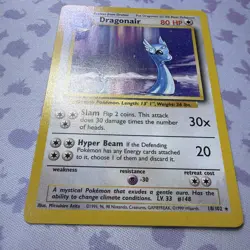 Pokemon TCG Dragonair Base Set Unlimited Rare Card 18/102 NM/Mint - Image 4