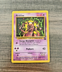 VINTAGE Mewtwo #14 Black Star Movie PROMO 🔥 1999 WOTC NEAR MINT NM Pokemon Card - Image 1
