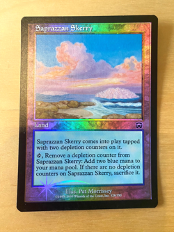 MTG Foil Saprazzan Skerry Mercadian Masques EXC - Image 1