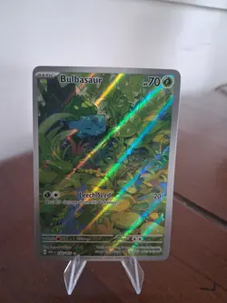 Bulbasaur 166/165 SV - 151 English IR Pokemon TCG Card NM - Image 1
