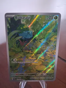 Bulbasaur 166/165 SV - 151 English IR Pokemon TCG Card NM - Image 2