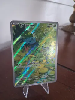 Bulbasaur 166/165 SV - 151 English IR Pokemon TCG Card NM - Image 3