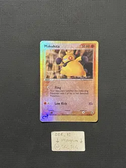 Pokemon 2003 EX Ruby and Sapphire - Makuhita - 57/109 - REVERSE HOLO - LP/VLP - Image 5