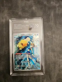 TAG 10 Misty's Psyduck 2025 Pokemon Scarlet & Violet Destined Rivals #193/182 IR - Image 1