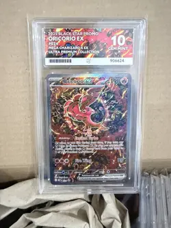 Pokemon TCG Oricorio EX MEP 024 Black Star Promo UPC ACE 10 Perfect Subs - Image 1