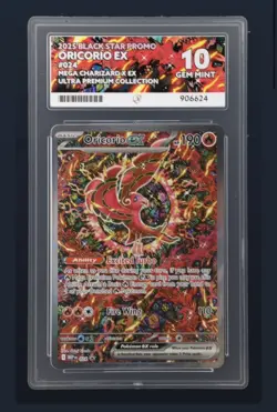Pokemon TCG Oricorio EX MEP 024 Black Star Promo UPC ACE 10 Perfect Subs - Image 3