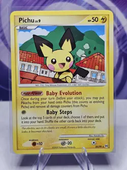 Pichu 25/99 Rare Non Holo Pokemon Card 2009 Platinum Arceus LP - Image 1