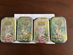 4 x Pokemon TCG Prismatic Evolutions Mini Tins Brand new & Sealed ✅ Fast Ship✅ - Image 4