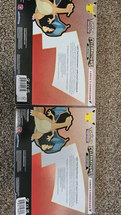 2 Pokemon TCG Celebrations Lance's Charizard V Collection Factory Sealed Box - Image 2