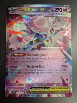 Mega Diancie ex 041/094 Double Rare - Phantasmal Flames NM Pokemon TCG - Image 1