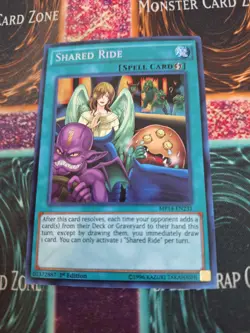 Yugioh Shared Ride MP14-EN231 Secret Rare 1st Edition Near Mint - Image 1