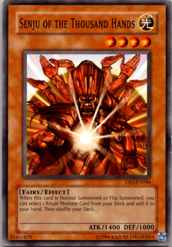 Yugioh - Senju of the Thousand Hands DB1-EN046 LP Unlimited Common - Image 1