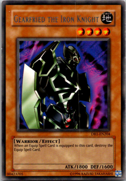 Gearfried the Iron Knight DB1-EN204 Unlimited - Yu-Gi-Oh! TCG Rare - Image 1