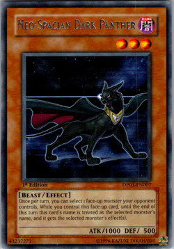 Neo-Spacian Dark Panther - DP03-EN007 - LP+ - Rare - 1st ed - Yugioh - Image 1