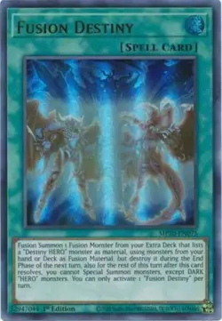 *** FUSION DESTINY *** ULTRA RARE MP20-EN075 YUGIOH! MINT/NM - Image 1
