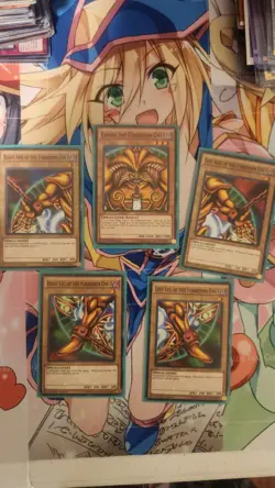 Exodia the Forbiden One LDK2-EN02 1st Edition 5 Piece Full Yugioh Card Set NM - Image 1
