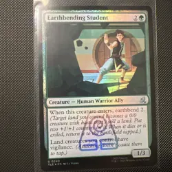 Earthbending Student 249 Avatar: The Last Airbender: Eternal-Legal NM FOIL MTG - Image 1