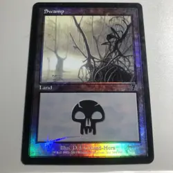 Swamp 346 - Foil 7th Edition Basic Land Mtg Tcg Vintage - Image 4