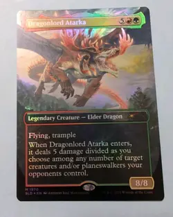 Dragonlord Atarka MTG Rainbow Foil SLD Magic The Gathering M #1970 M/NM - Image 2