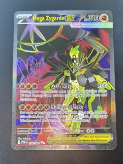 POKEMON TCG Perfect Order MEGA ZYGARDE EX IR Full Art Holo Card 104/088 - Image 1