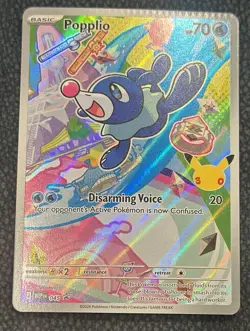 Pokemon Rowlet Litten Popplio Crimp Error 30th First Partner Promo Set NM - Image 2