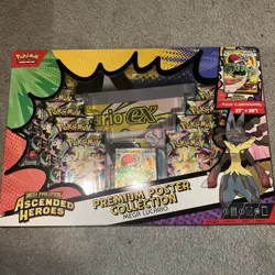 Pokemon TCG: Ascended Heroes Premium Poster Collection: Mega Lucario - Brand New - Image 1