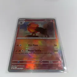 PYROAR POKEMON HOLO PRISMATIC EVOLUTION MASTERBALL VARIATION NM 16/131 - Image 2