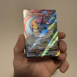 Vaporeon VMAX 030/203 SWSH07: Evolving Skies Holo Pokemon Rare - Image 3